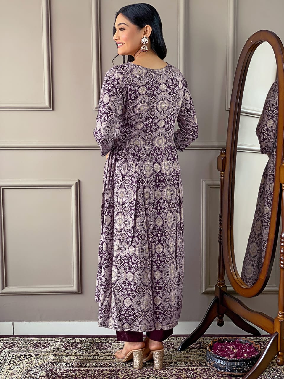Kalaai Alia Cut Rayon Printed Embroidery Kurti With Bottom Dupatta Wholesale Price In Surat